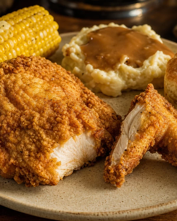 2 Piece White Meat Chicken Dinner